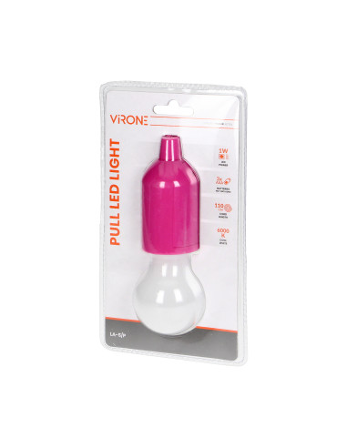 Bateryjna lampka nocna na sznurku 1W LED, 3 x...