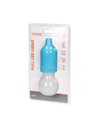 Bateryjna lampka nocna na sznurku 1W LED, 3 x...