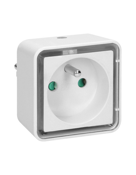 Lampka nocna LED z gniazdem sieciowym, 4000K