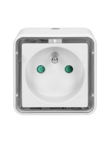 Lampka nocna LED z gniazdem sieciowym, 4000K