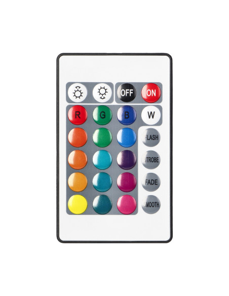 Zestaw taśma LED 12V 100 30L 7.2W/m IP20 RGB 3m + Sterownik RGB + Zasilacz 12V