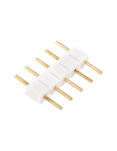 Złączka do montażu wielokolorowych taśm LED RGBW 12mm pin-pin