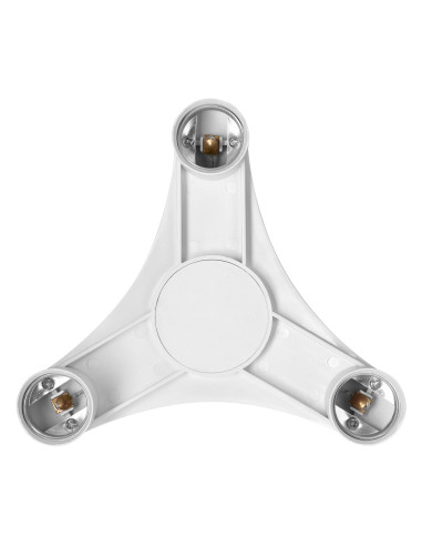 Przejściówka do źródła światła E27/3xE27, szeroka