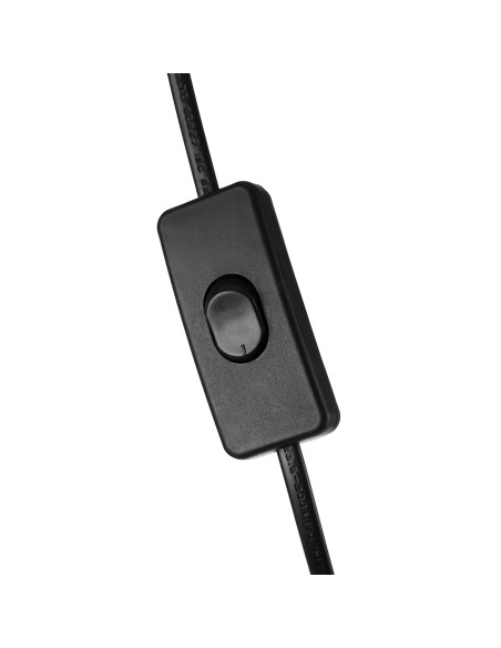 Lampa stojąca podłogowa LAR, max 20W E27, 160 cm, czarna