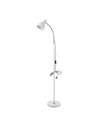 Lampa stojąca podłogowa LAR, max 20W E27, 160 cm, biała