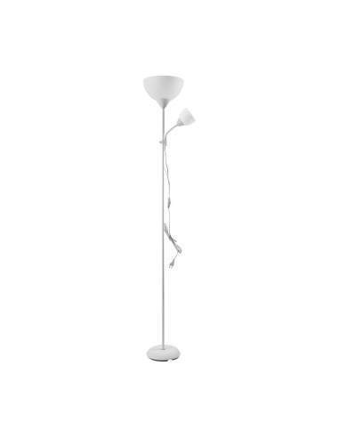 Lampa stojąca podłogowa URLAR, 175 cm, max 25W E27, max 40W E14, biała