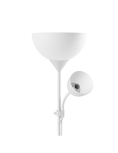 Lampa stojąca podłogowa URLAR, 175 cm, max 25W E27, max 40W E14, biała