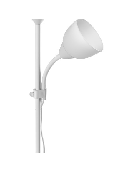 Lampa stojąca podłogowa URLAR, 175 cm, max 25W E27, max 40W E14, biała
