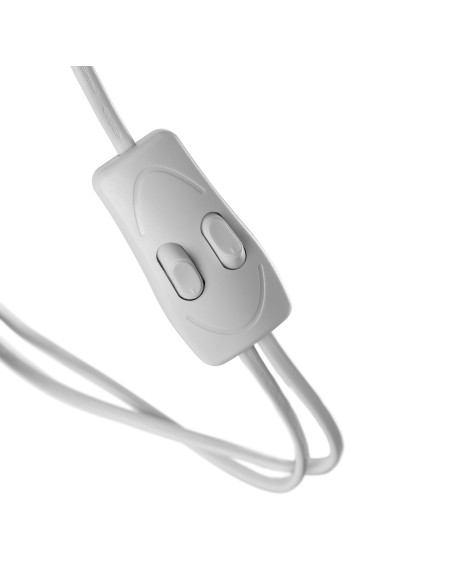 Lampa stojąca podłogowa URLAR, 175 cm, max 25W E27, max 40W E14, biała