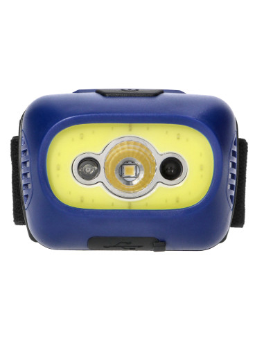 Latarka czołowa COB LED z czujnikiem ruchu,...