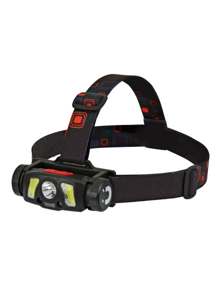 Latarka czołowa/światło rowerowe LED COB + XPG z akumulatorem Li-ion 1200mAh, czujnik ruchu