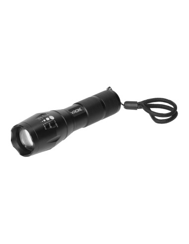 Latarka LED CREE 10W z zoomem, 800lm, 3 x AAA, aluminiowa konstrukcja