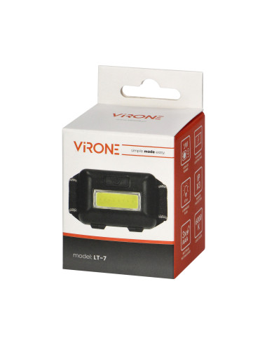 Latarka czołowa LED COB 1W