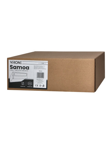 Skrzynka na listy SAMOA, inox