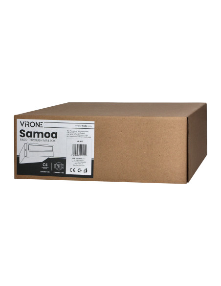 Skrzynka na listy SAMOA, inox