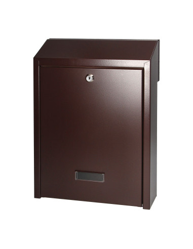 Skrzynka na listy FIJI, brązowa