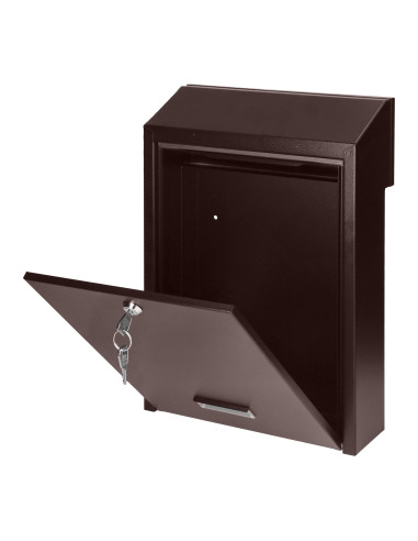 Skrzynka na listy FIJI, brązowa