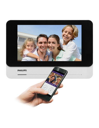  Philips WelcomeEye AddConnect, monitor, LCD 7", WI-FI + APP na telefon, sterowanie bramą, interkom, do rozbudowy...
