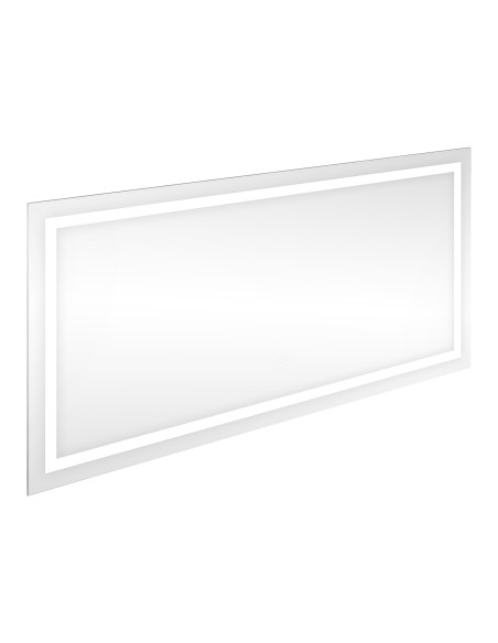 Lustro prostokątne poziome LED 120x60 cm (z wbudowanym włącznikiem, z marginesem, 4000K)