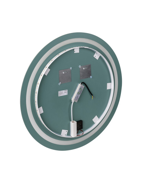 Okrągłe lustro LED fi 70 cm (z wbudowanym włącznikiem, z marginesem, 4000K)