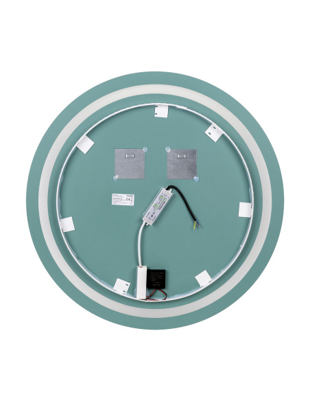 Okrągłe lustro LED fi 70 cm (z wbudowanym włącznikiem, z marginesem, 4000K)