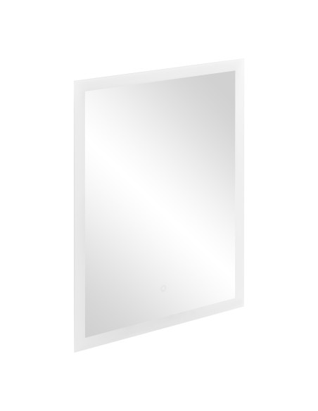 Lustro prostokątne pionowe LED 60x80 cm (z wbudowanym włącznikiem, bez marginesu, 4000K)