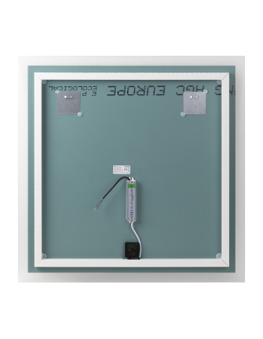 Kwadratowe lustro LED 80x80 cm (z wbudowanym...