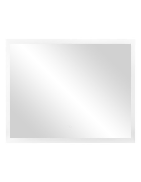 Lustro prostokątne poziome LED 100x80 cm (z wbudowanym włącznikiem, bez marginesu, 4000K)