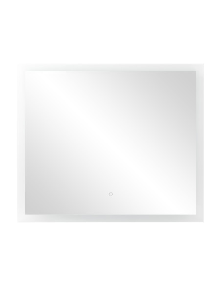 Lustro prostokątne poziome LED 80x70 cm (z wbudowanym włącznikiem, bez marginesu, 4000K)