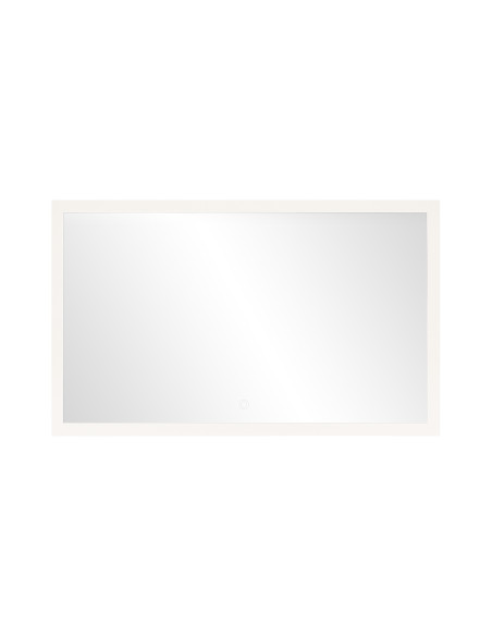 Lustro prostokątne poziome LED 120x60cm (z wbudowanym włącznikiem, bez marginesu, 4000K)