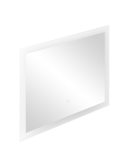 Lustro prostokątne poziome LED 60x50 cm (z wbudowanym włącznikiem, bez marginesu, 4000K)