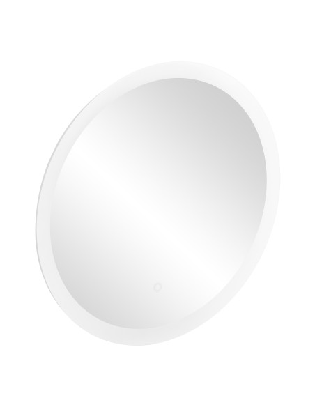 Okrągłe lustro LED fi 60 cm (z wbudowanym włącznikiem, bez marginesu, 4000K)