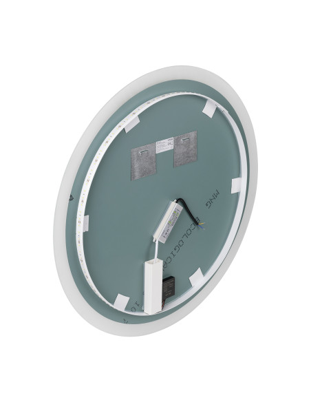 Okrągłe lustro LED fi 70 cm (z wbudowanym włącznikiem, bez marginesu, 4000K)