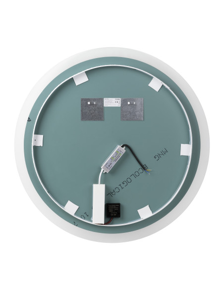 Okrągłe lustro LED fi 70 cm (z wbudowanym włącznikiem, bez marginesu, 4000K)