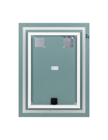 Lustro prostokątne pionowe LED 60x80 cm (z wbudowanym włącznikiem, z marginesem, 4000K)