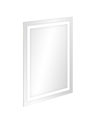 Lustro prostokątne LED 70x50 cm (pion/poziom, z...