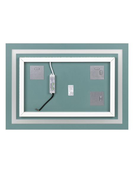 Lustro prostokątne LED 70x50 cm (pion/poziom, z marginesem, 4000K)