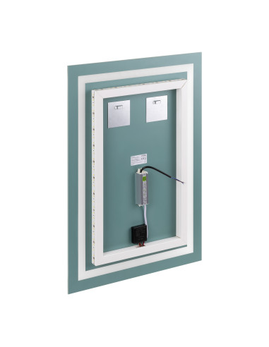 Lustro prostokątne pionowe LED 50x70 cm (z...