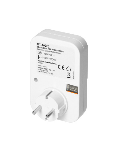 Programator czasowy mechaniczny, max. 3500 W,...