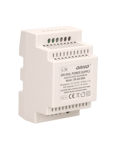 Zasilacz impulsowy na szynę DIN 12V, 0,4A