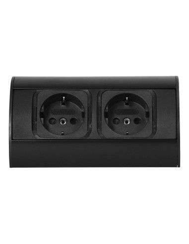 Gniazdo meblowe bez wyłącznika, 2x2P+Z...