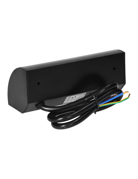 Gniazdo meblowe bez wyłącznika, 2x2P+Z (Schuko), czarne