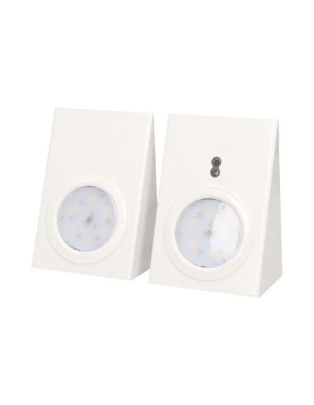 Zestaw opraw podszafkowych LED 2,5W, 180lm, 4000K, z wyłącznikiem bezdotykowym, biały