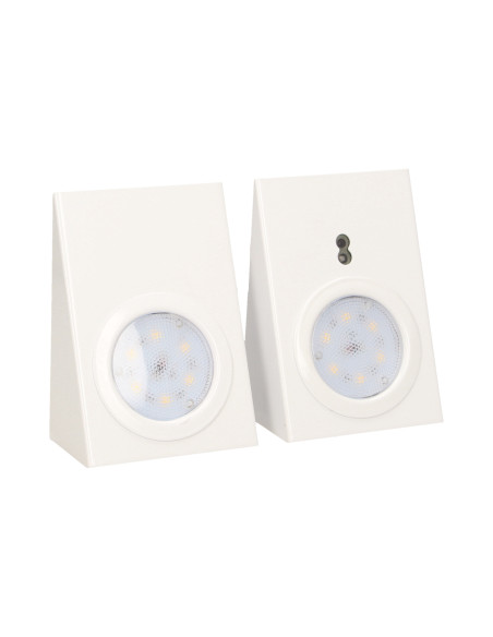 Zestaw opraw podszafkowych LED 2,5W, 180lm, 4000K, z wyłącznikiem bezdotykowym, biały