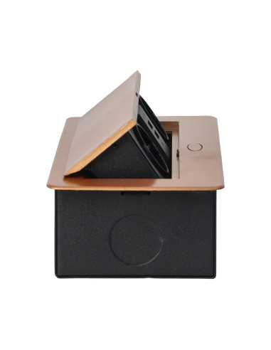 Gniazda meblowe wpuszczane w blat z płaskim...