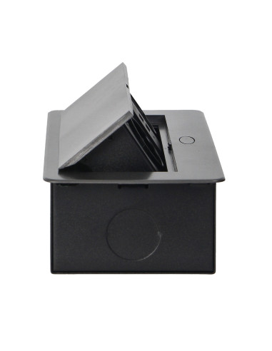 Gniazda meblowe wpuszczane w blat z płaskim...