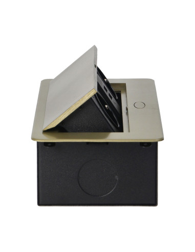 Gniazda meblowe wpuszczane w blat z płaskim...