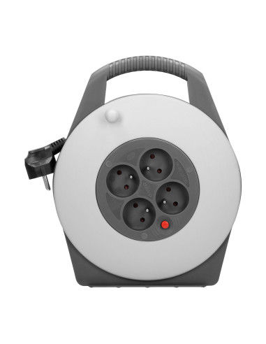 Przedłużacz bębnowy, 4 gniazda 2P+Z, kabel PVC...