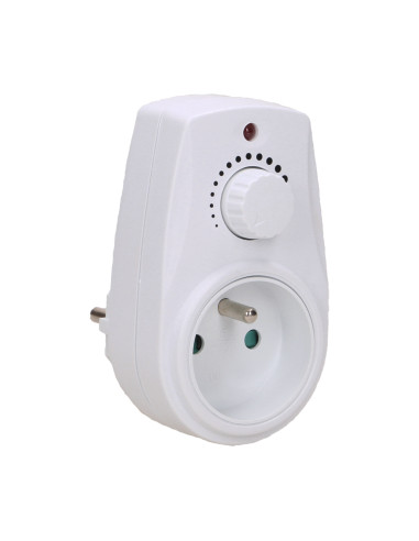 Ściemniacz z dodatkowym gniazdem sieciowym,...