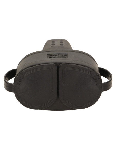 Bryzgoszczelne, podwójne gniazdo gumowe 2P+Z, IP44, wersja schuko